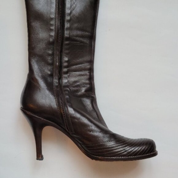 L'AUTRE CHOSE LEATHER WOMEN BOOT SIZE 38 1/2" USED - Picture 12 of 16